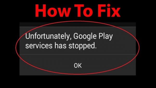 حل مشكلة توقف خدمات google play