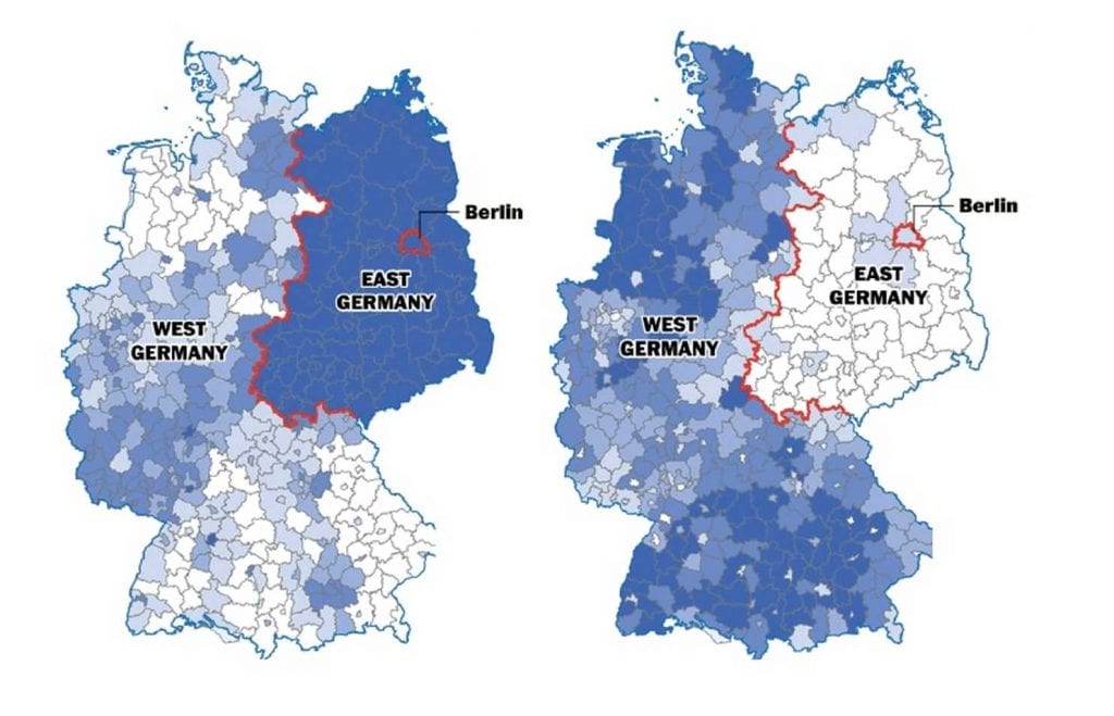 خريطة المانيا الشرقية والغربية بالعربي وأهم المعلومات عن عاصمة ألمانيا