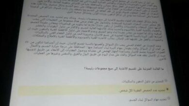 Photo of إجابات امتحان اللغة العربية للصف الثاني الثانوي 2021 الفصل الأول النموذجية