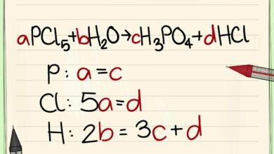 Photo of معادلات كيميائية موزونة مع الحل