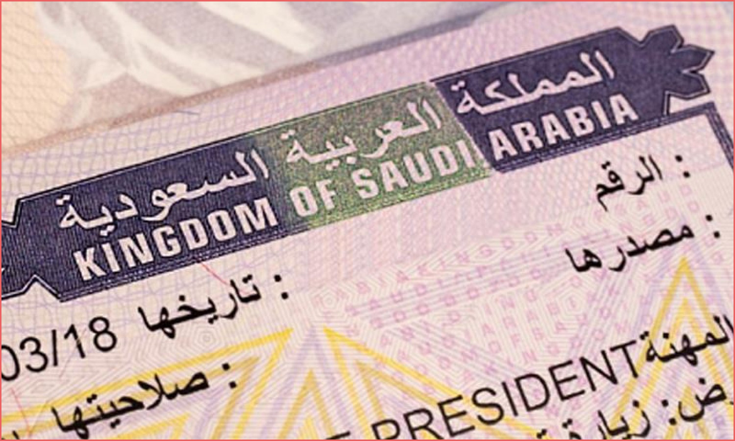 الاستعلام عن تأشيرة السعودية برقم الجواز 1442