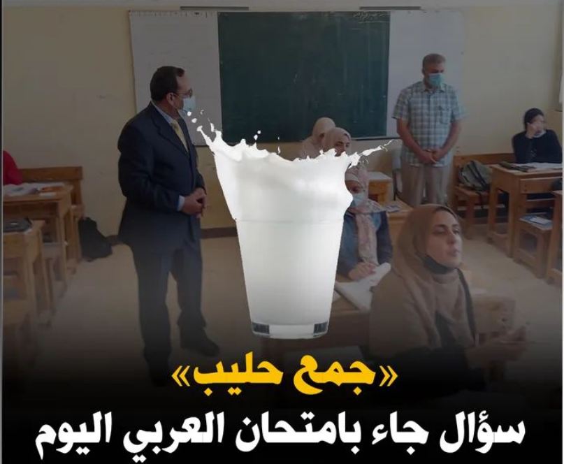 اجابة نموذج امتحان اللغة العربية الصف الثالث الثانوي جمع كلمة وحي وحليب الثانوية العامة