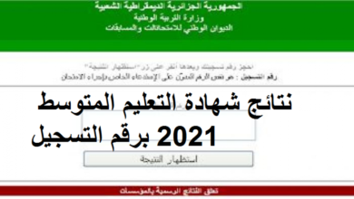 Photo of رابط الإستعلام عن نتائج البيام 2021 موقع وزارة التربية والتعليم الجزائرية