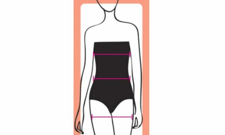 معرفة شكل الجسم من الوزن والطول