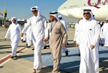 أمير قطر يصل إلى البلاد للمشاركة في “COP28”