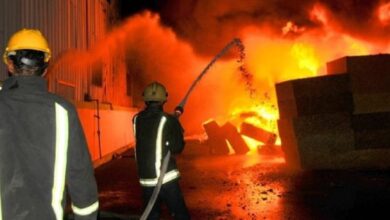 إنقاذ 7 محتجزين في حريق برج سكني بمحافظة بورسعيد المصرية