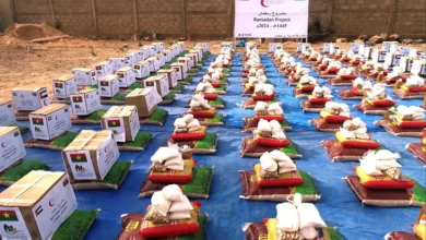 “الهلال الأحمر الإماراتي” يدشن مشروع توزيع السلال الغذائية الرمضانية في بوركينا فاسو