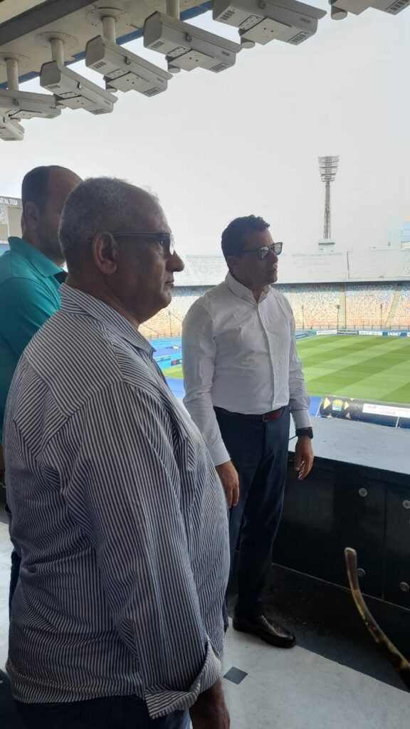 وزير الرياضة يتفقد الاستعدادات النهائية قبل انطلاق مباراة الأهلي في نصف نهائي أبطال إفريقيا - موجز مصر