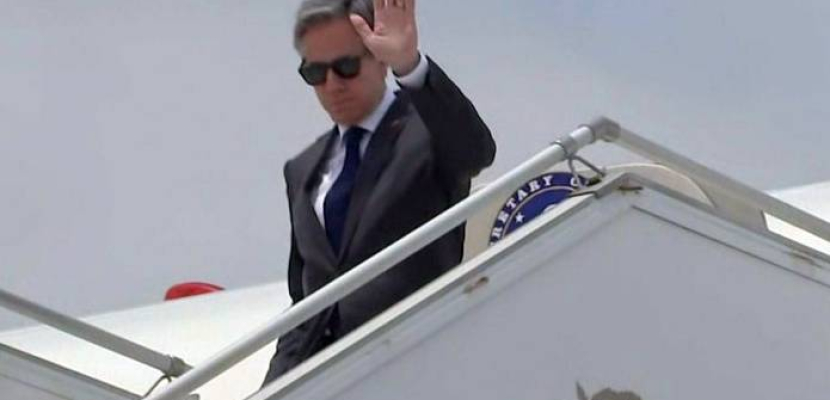 وزير الخارجية الأمريكي يصل إلى الأردن