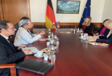 وزيرة البيئة تعقد لقاء ثنائيا مع وزيرة الدولة الألمانية للمناخ