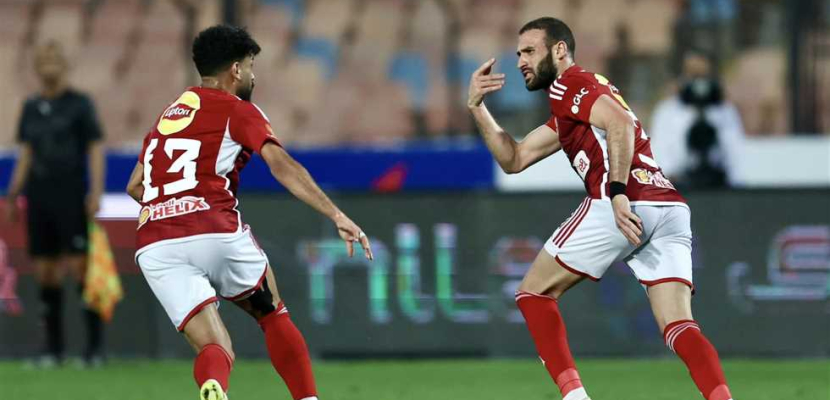 عمر كمال يسجل أول أهدافه بقميص الأهلي