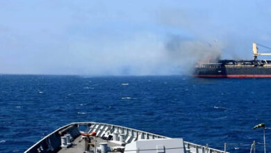 البحرية البريطانية: تقرير عن واقعة على بعد 195 ميلا بحريا شرق عدن باليمن