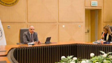 وزير الرى يلتقى المدير الإقليمي لمكتب اليونسكو بالقاهرة